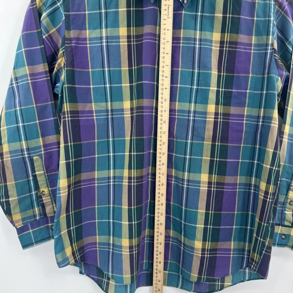 LEVI'S Colorgraphs Mens Long sleeve Button Shirt Plaid Size‎ XL